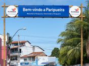 Entrada da cidade de Paripueira
