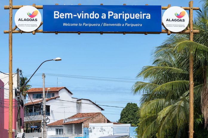 Entrada da cidade de Paripueira