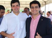 Prefeito Rui Palmeira e deputado federal JHC, ainda como aliados