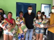 602 famílias da zona rural de Branquinha são contempladas com nova entrega de cestas básicas