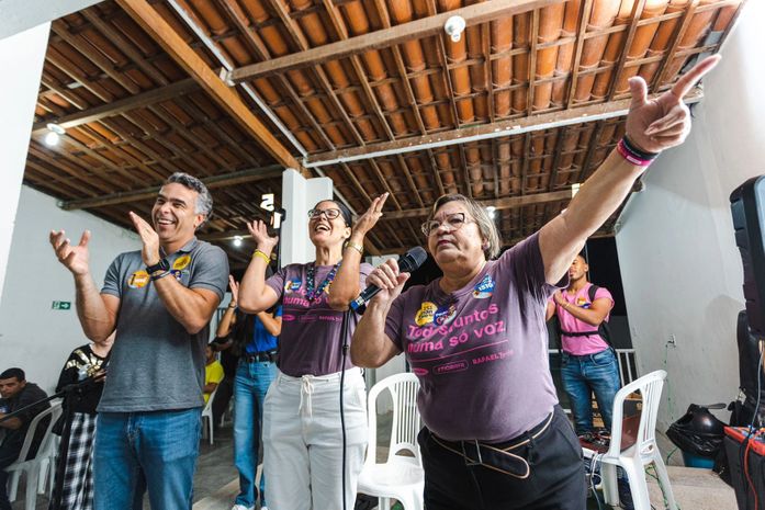 Rafael Brito recebe apoio de professores de educação física em Palmeira dos Índios