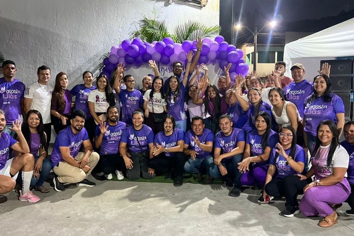 Agosto Lilás: Caminhada em Santana do Mundaú fortalece mobilização pelo fim da violência contra a mulher