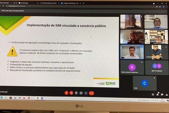 Conagreste participa de reunião virtual para implementação do SIM e formalização das agroindústrias nos Municípios
