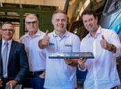 Em Caxias do Sul (RS), Renan Filho acompanha a produção de vagões para o VLT de Arapiraca