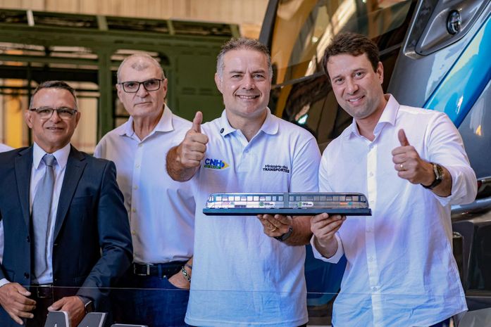 Em Caxias do Sul (RS), Renan Filho acompanha a produção de vagões para o VLT de Arapiraca