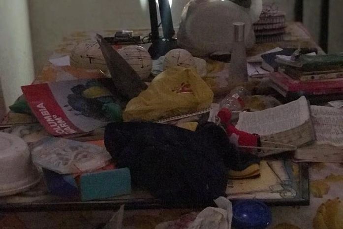 Na casa de uma idosa, os policiais constataram uma situação de abandono