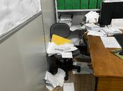 Secretaria de Finanças de Palmeira é alvo de arrobamento e vandalismo 