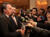 Presidente Jair Bolsonaro chega a Brasília após visita a cinco países