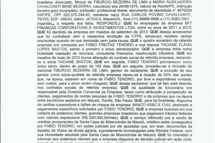 Operação Iscariotes: veja a “delação premiada” que cita a Santa Casa na íntegra