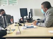 MPE se reúne com SMS para saber detalhes do plano de imunização contra a Covid-19