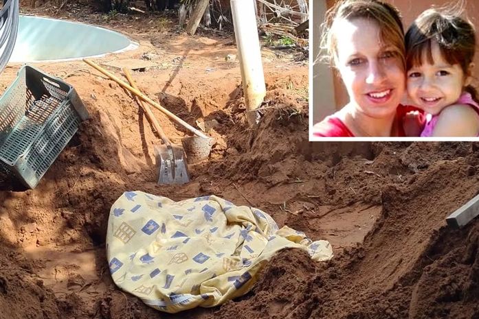 Mãe e filha foram encontradas enterradas no quintal de casa em Pompeia