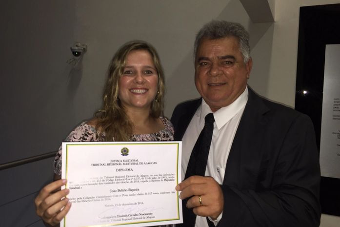 Jeannyne Beltrão (PTB) e João Beltrão (PRTB)