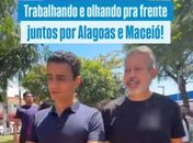 “Olhando para frente juntos por Alagoas”: depois da crise, Lira anuncia apoio à candidatura de JHC 