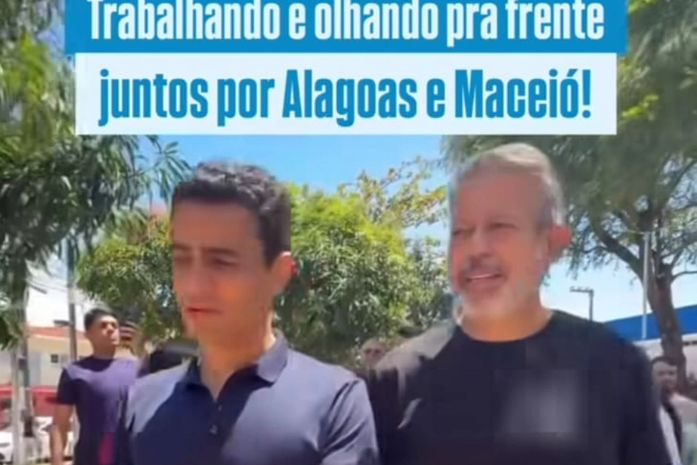 “Olhando para frente juntos por Alagoas”: depois da crise, Lira anuncia apoio à candidatura de JHC