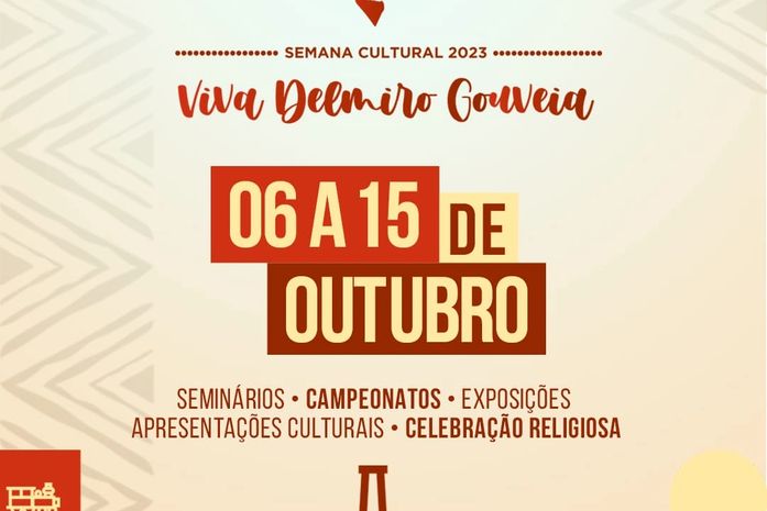 Prefeitura de Delmiro Gouveia divulga programação da Semana Viva Delmiro Gouveia 2023