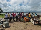 Prefeitura de Pilar realiza “Semana do Meio Ambiente” e retira mais de três toneladas de lixo da lagoa