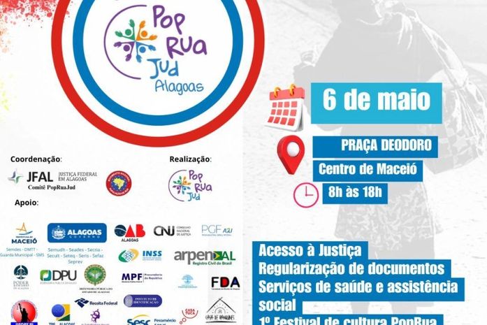 Semdes ofertará serviços no Mutirão PopRuaJud, na próxima terça-feira (6)