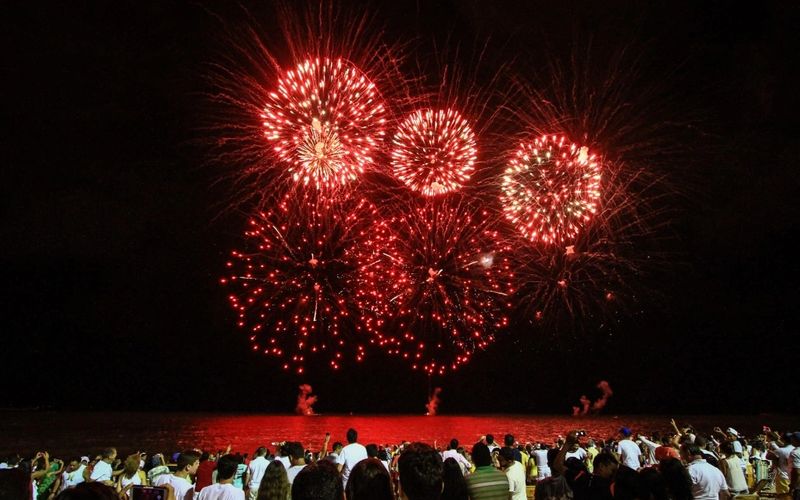 Queima de fogos no Réveillon