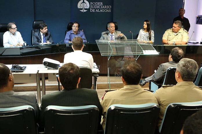 TJ, Polícia Civil e Militar definem estratégias de segurança para jogo entre CRB e CSA