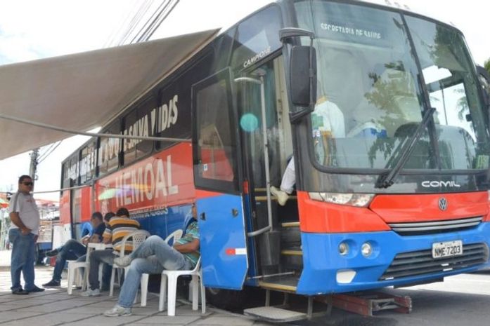 Hemoal Arapiraca promove coleta de Sangue na Praça Marques da Silva nesta terça (14)