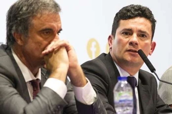 Temos sete presos preventivos, não me parece número exagerado, diz Moro em Londres