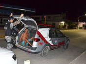 Suspeito de arrombar banco se fere em janela e é preso