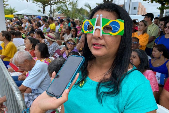 Alagoana foi prestigiar o desfile do 7 de setembro