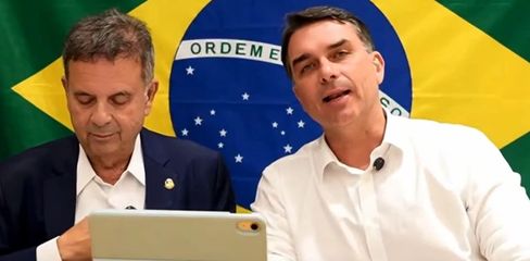 Flávio Bolsonaro anuncia apoio a Arthur Lira e Marina Candia e reforça articulações para 2026 em Alagoas
