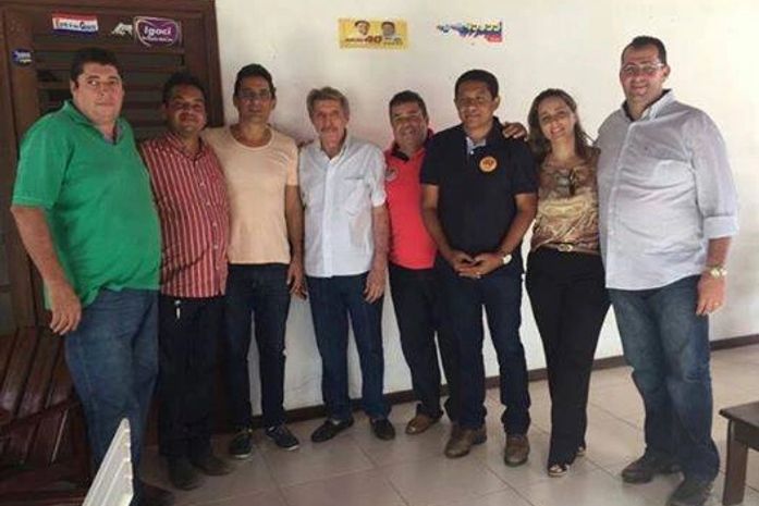 Família Gaia em apoio aos candidatos Júlio Cezar e Márcio Henrique