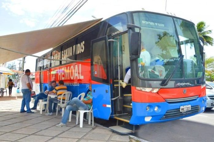 Coleta externa do Hemoal