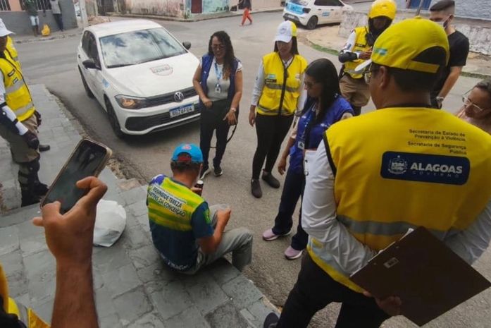 Ronda no Bairro e Rede Acolhe identificam pessoas em situação de rua em Rio Largo