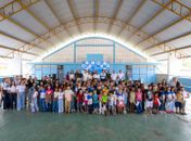 Mais uma entrega realizada durante agenda de Emancipação Política: Ziane Costa inaugura reforma e ampliação da Escola Maria Dulce