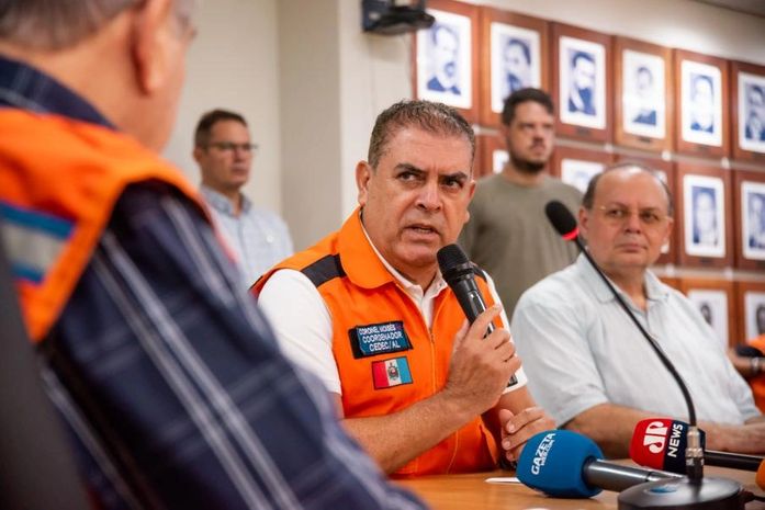 Coronel Moisés, coordenador da Defesa Civil de AL