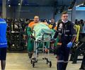 Homem é socorrido para hospital particular após sofrer trauma durante exercício, em academia de Maceió