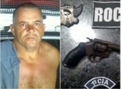 Após ameaçar moradores, acusado de homicídio é preso em Campo Alegre