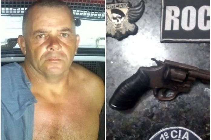 Após ameaçar moradores, acusado de homicídio é preso em Campo Alegre