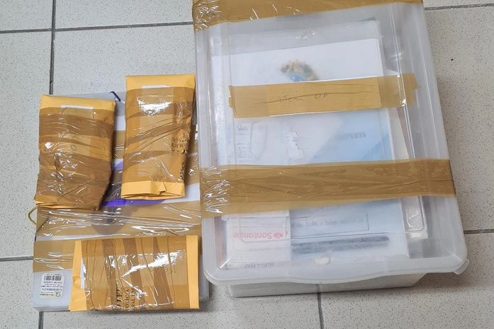 Documentos apreendidos