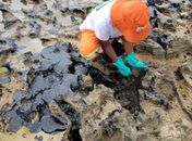 Fragmentos de óleo ainda poluem praias brasileiras, diz Marinha