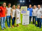 Em noite de homenagem, prefeito Luciano inaugura área de convívio no bairro Arnon de Mello