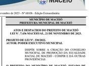 João Henrique Caldas , o prefeito de Maceió, sanciona o COMPIR. Que legal!