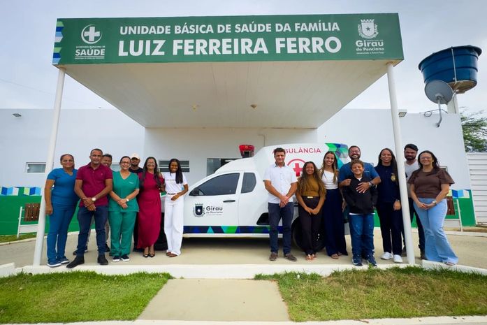 Prefeitura de Girau do Ponciano fortalece saúde na zona rural com entrega de nova ambulância