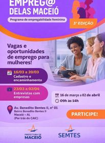 Sine Alagoas abre 300 vagas para cursos profissionalizantes com início imediato; saiba como se inscrever 