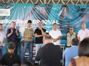 Prefeito George Clemente recebe presidente da Câmara, Arthur Lira, para a entrega da duplicação do trecho da BR-101