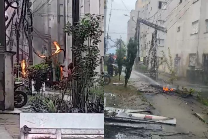 Incêndio em medidor de energia assusta moradores e mobiliza bombeiros no Benedito Bentes