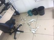 Teto de Cisp desaba e Sindpol denuncia falhas estruturais em imóveis: "Bomba relógio"