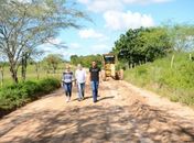 Prefeita de Major Isidoro, Santana Mariano faz vistoria nos serviços das estradas vicinais
