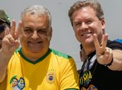 Favorito à reeleição, Marx Beltrão mostra força e recebe apoio de Alfredo Gaspar: “Você tem muito a ajudar Alagoas e o Brasil”