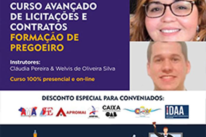 Inscrições para curso de Licitações e Contratos são abertas