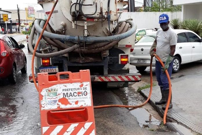Previne Maceió: equipes monitoram problemas causados pelas chuvas neste sábado