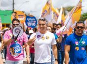 Caravana de Rafael Brito toma ruas de Arapiraca nesta sexta-feira (09)